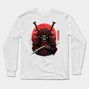 The Samurai of the Crimson Night Long Sleeve T-Shirt